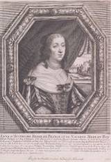 Anne d'Autriche par Moncornet en 1660